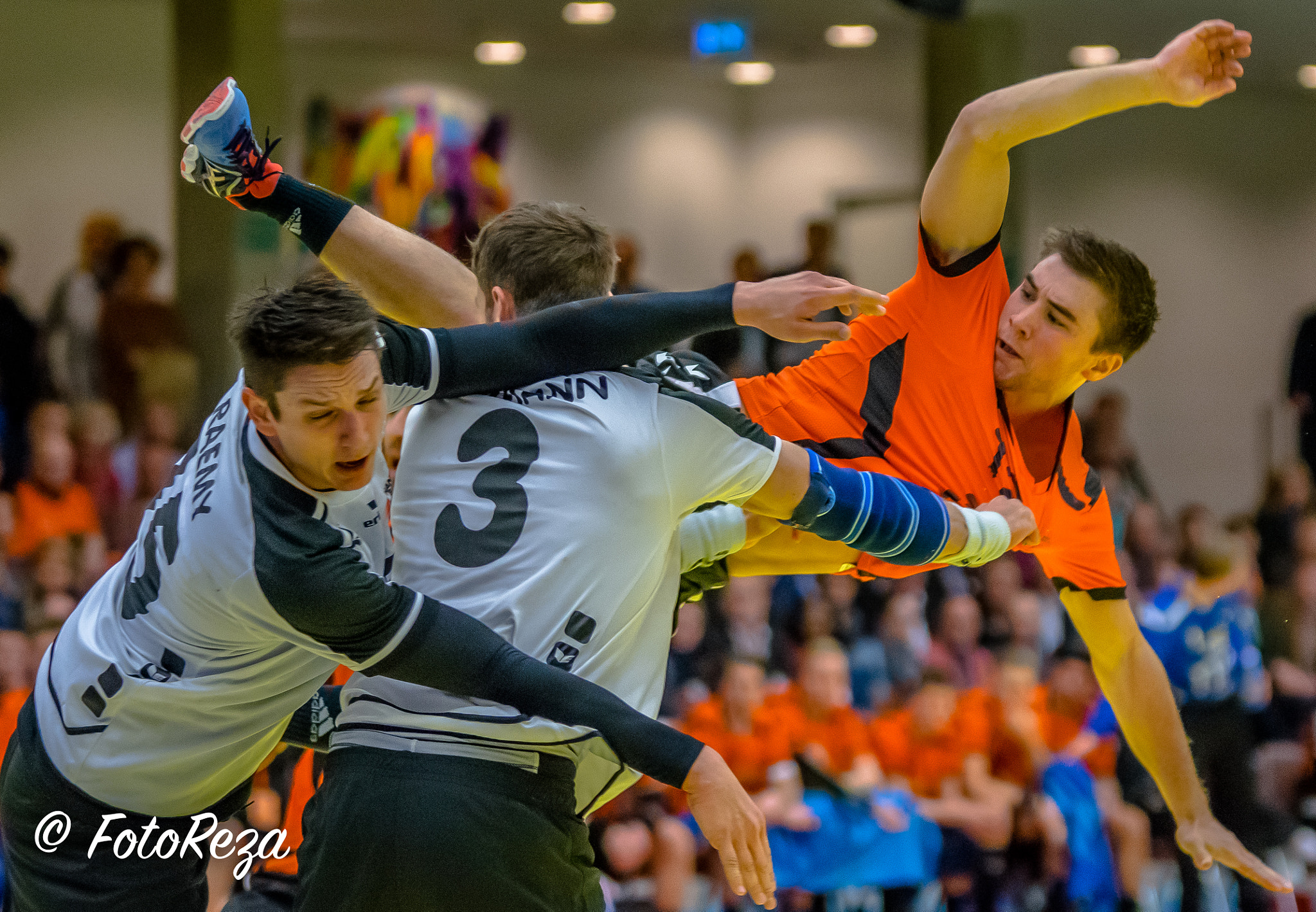 Sigma 70-200mm F2.8 EX DG OS HSM sample photo. The netherlands handball team photography