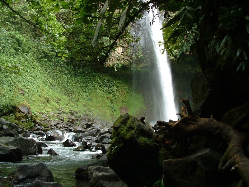 Fujifilm FinePix 3800 sample photo. La fortuna waterfall ,costa rica photography