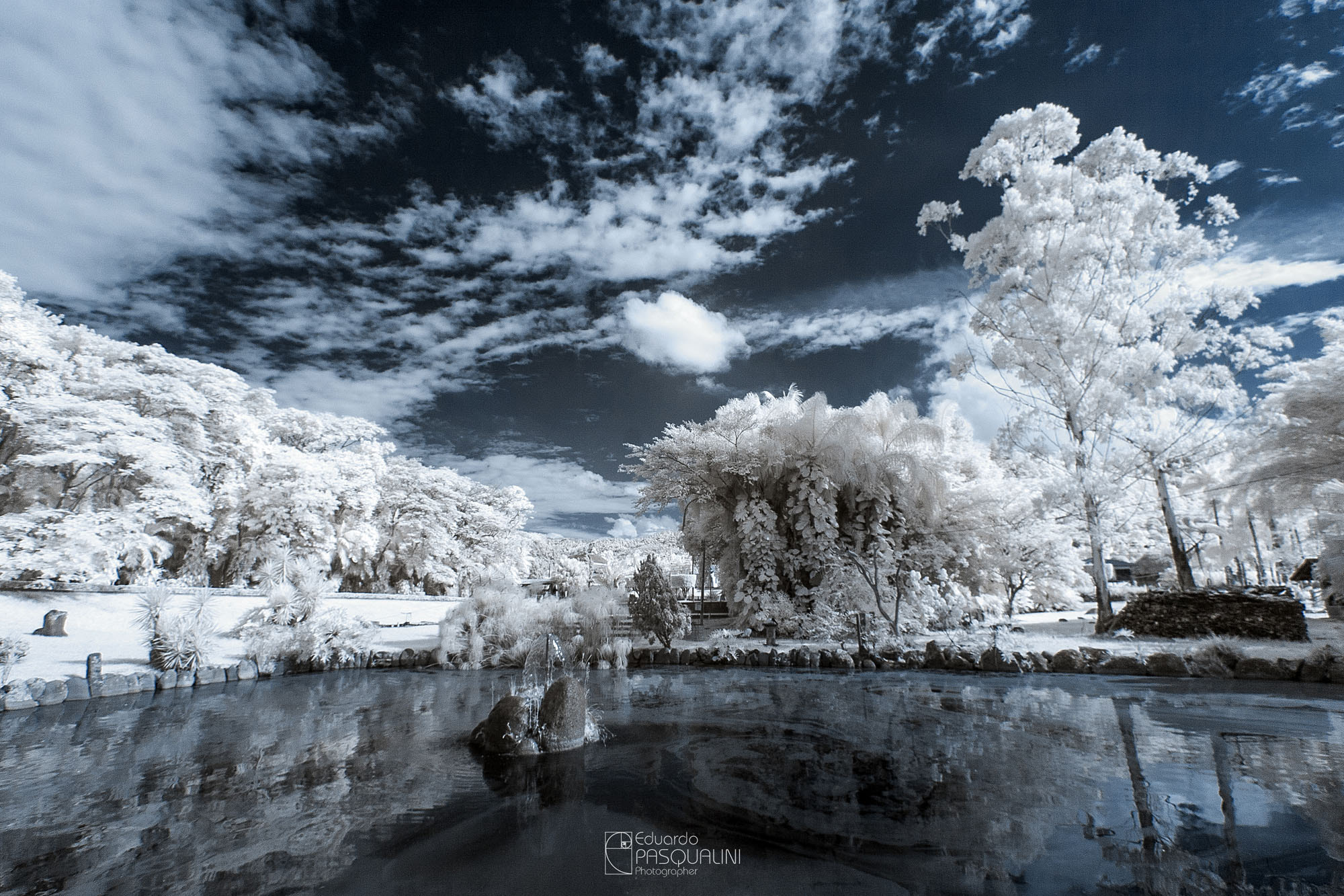 Canon EOS 30D sample photo. Infrared garden photography