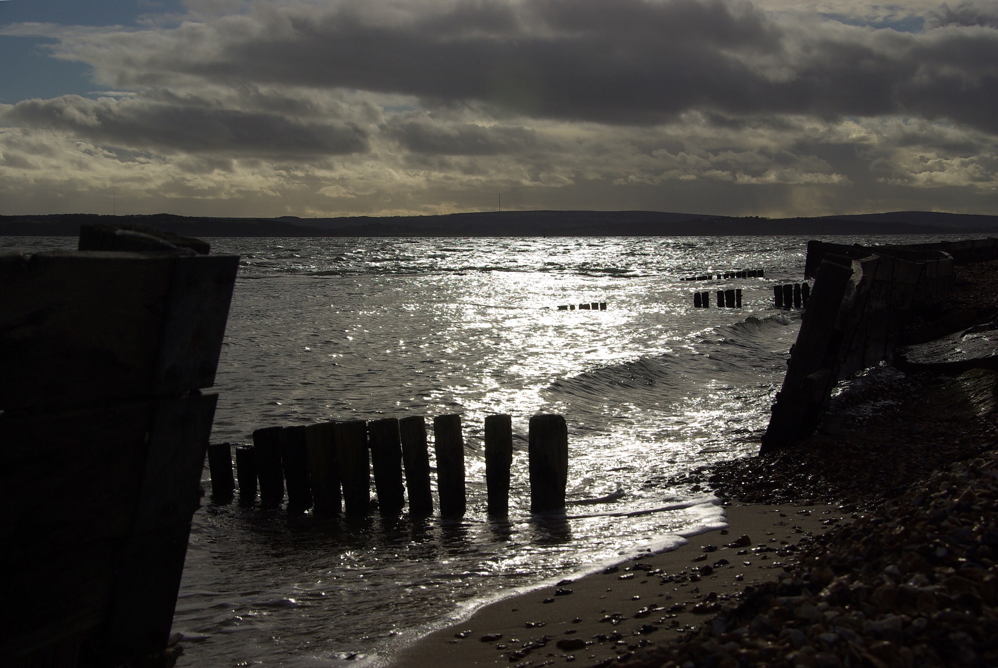 Pentax K10D sample photo. Winter sky photography