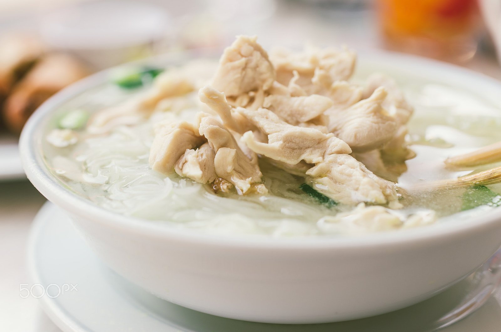 Nikon D610 + Sigma 50mm F2.8 EX DG Macro sample photo. Thai clear soup with chicken photography