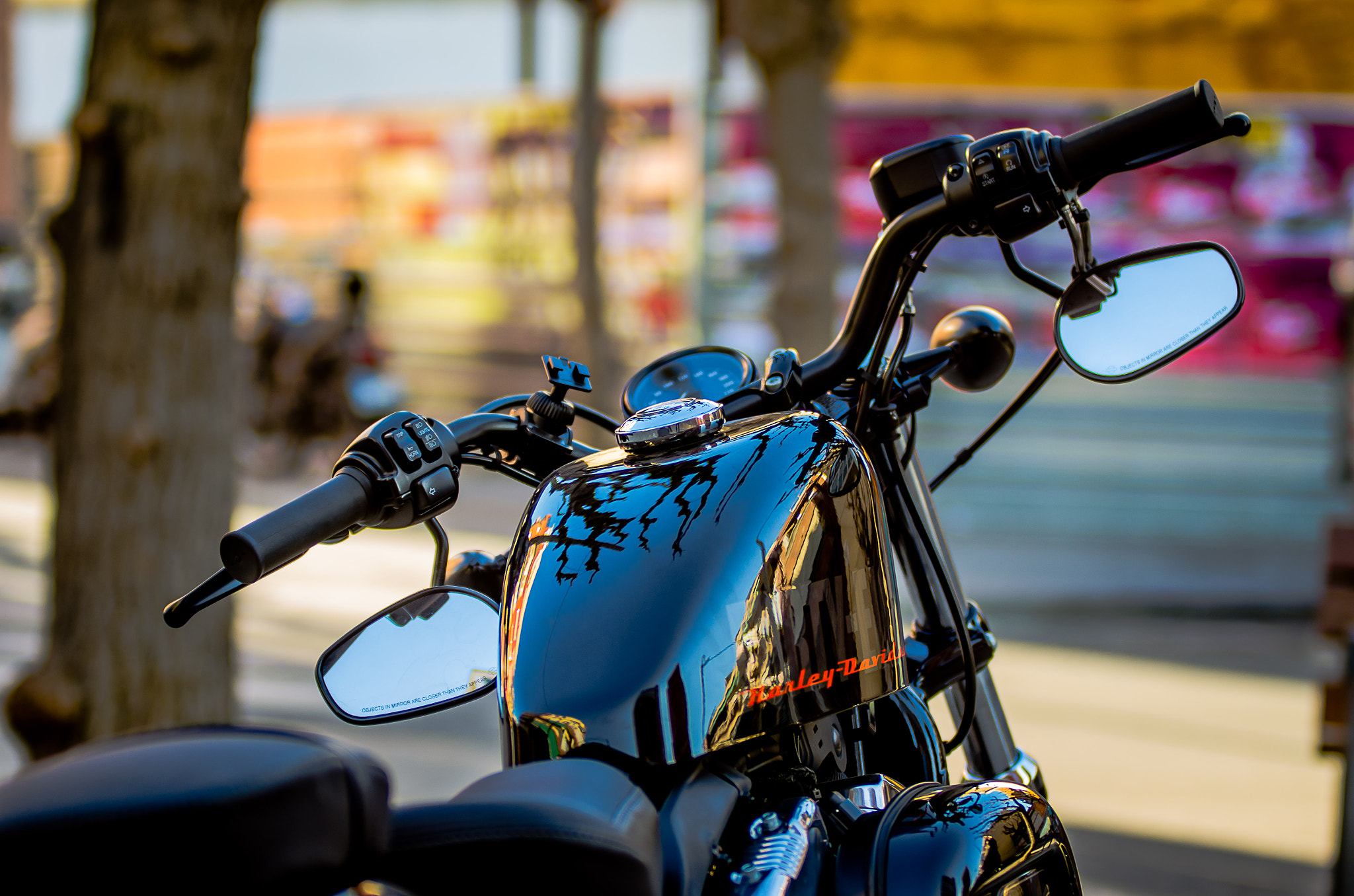 Sigma 70-200mm F2.8 EX DG OS HSM sample photo. Harley davidson photography