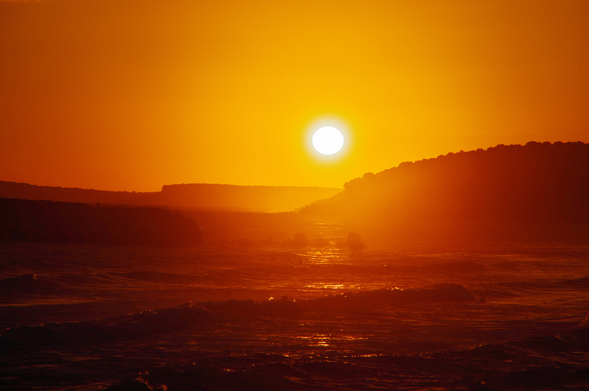 Pentax K-x sample photo. Sea and sunset photography