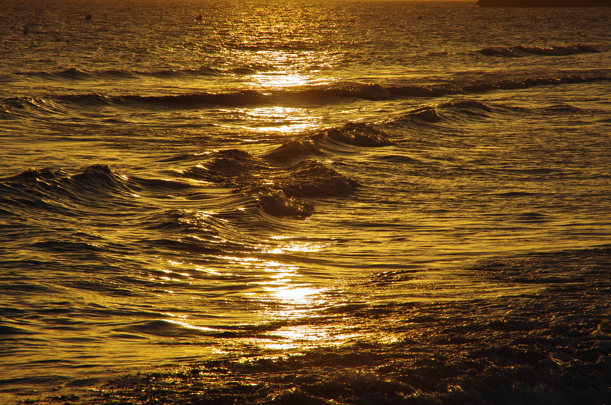 Pentax K-x sample photo. Sea and sunset photography