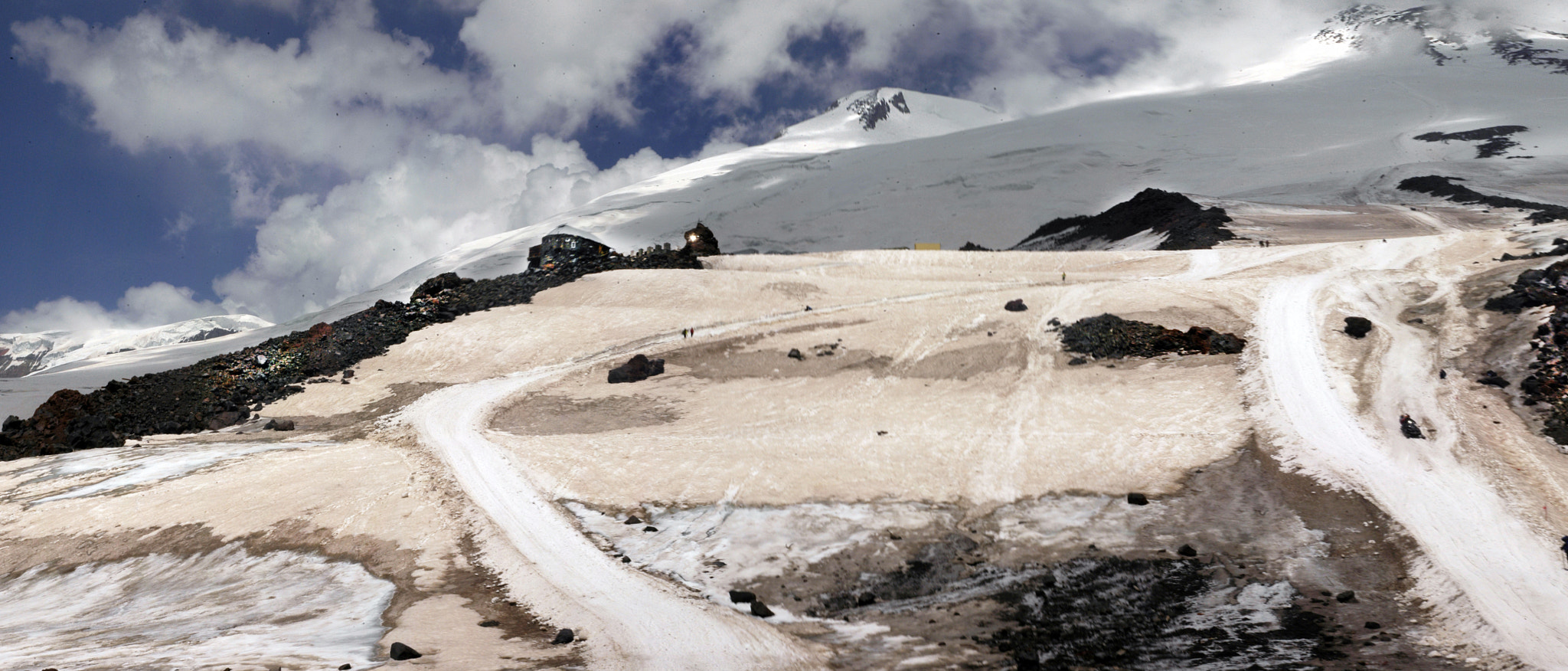 Nikon D70 sample photo. Elbrus panorama photo. august 2015. photography