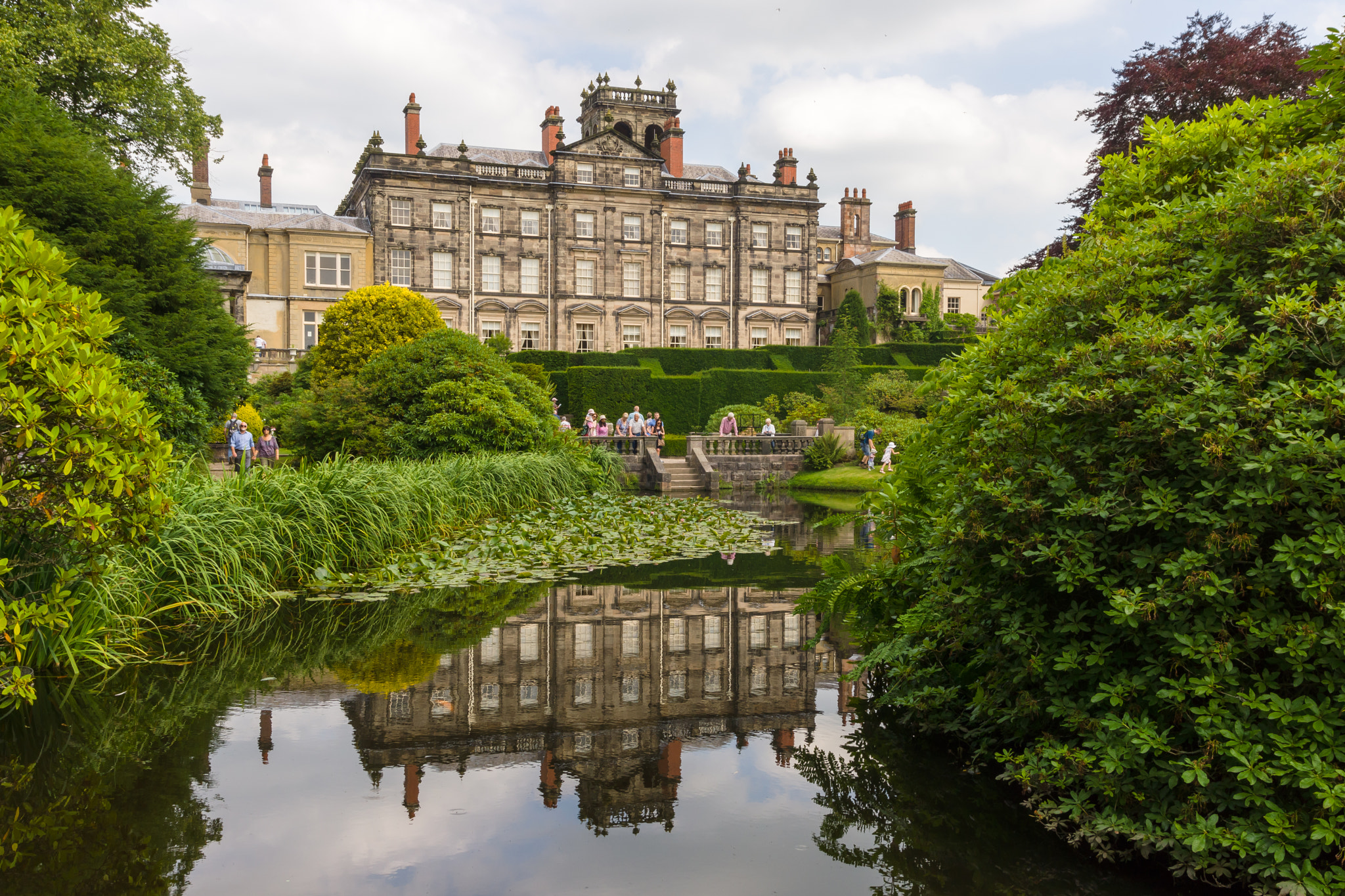 Sony SLT-A65 (SLT-A65V) sample photo. Biddulph grange reflected photography