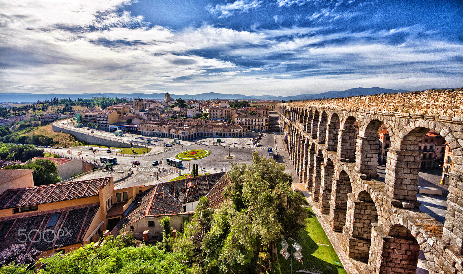 Nikon D90 + Sigma 8-16mm F4.5-5.6 DC HSM sample photo. Segovia aqueduct photography