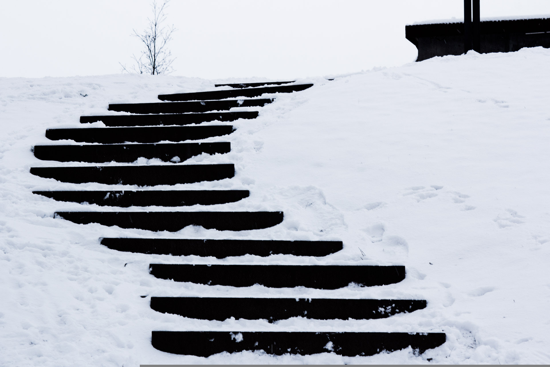 Canon EF 28-90mm f/4-5.6 sample photo. First snow photography