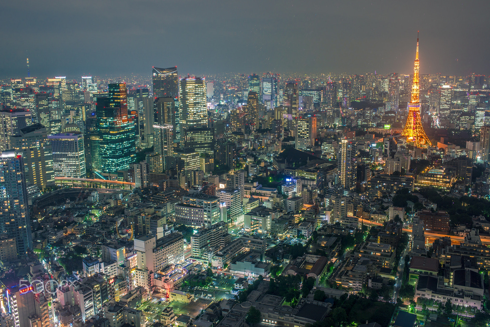 Nikon D600 + AF-S Nikkor 35mm f/1.8G sample photo. Tokyo tower photography
