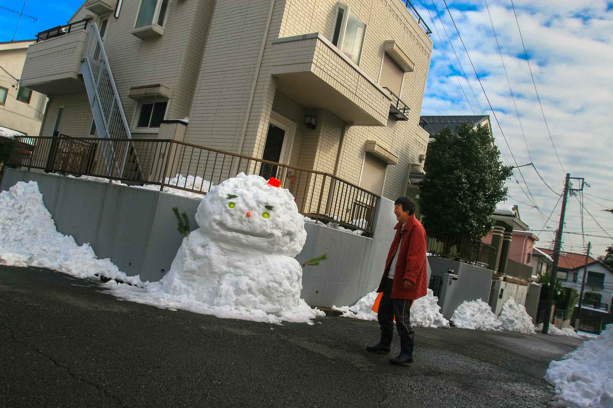 Canon EF 16-35mm F2.8L USM sample photo. Snowman photography