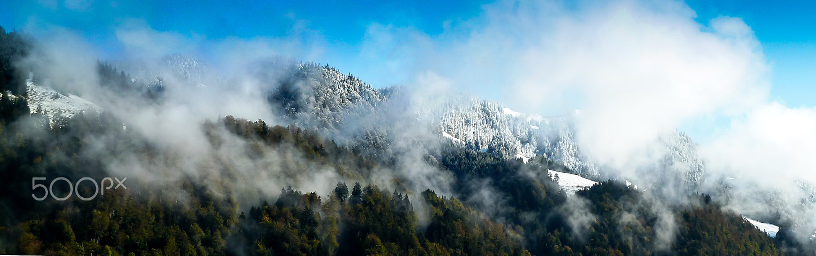 Leica V-Lux 20 sample photo. Rising mist photography