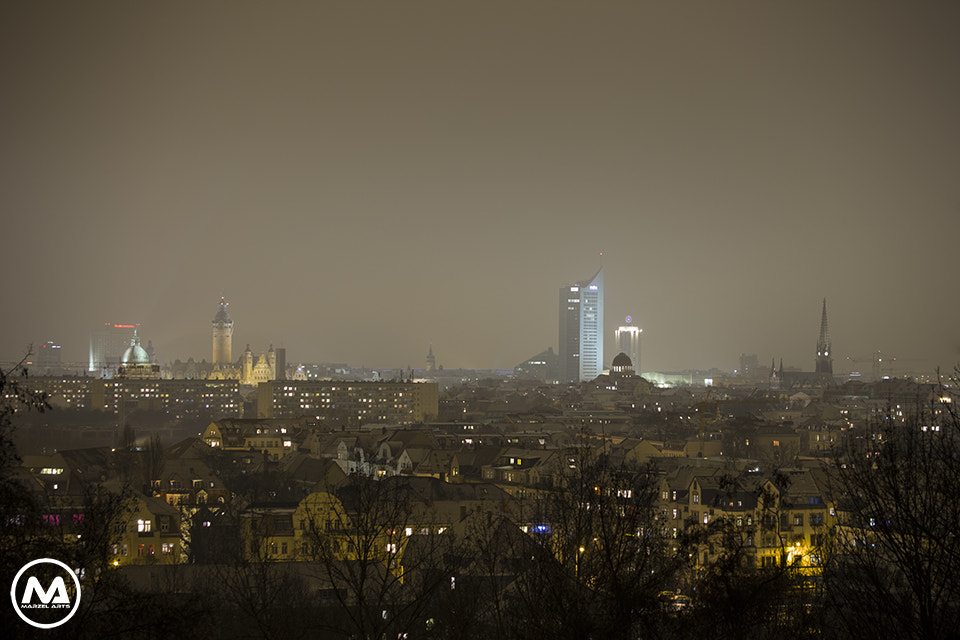 Canon EF 80-200mm F4.5-5.6 II sample photo. Skyline leipzig photography