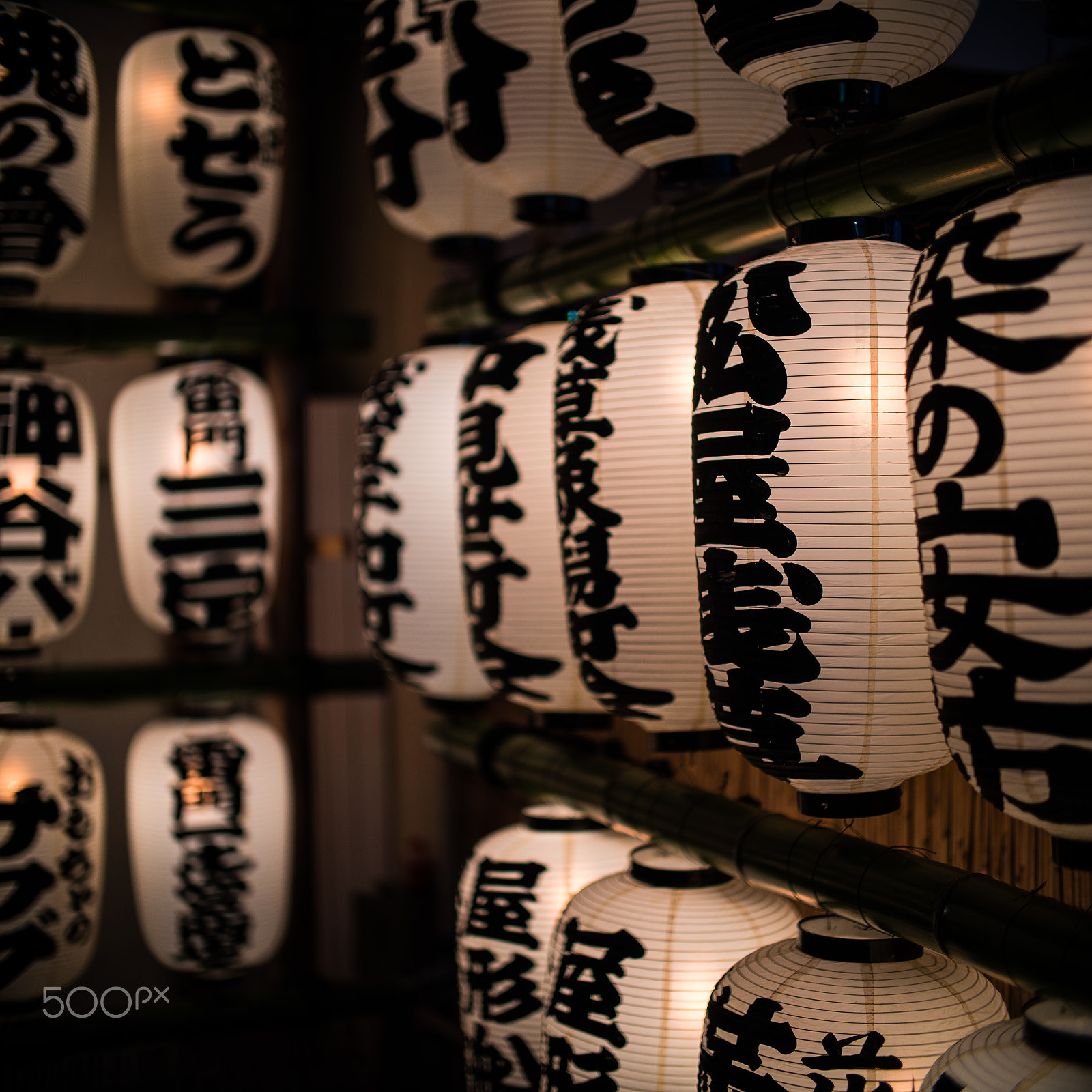 Canon EF 35mm F1.4L USM sample photo. Japanese lanterns photography