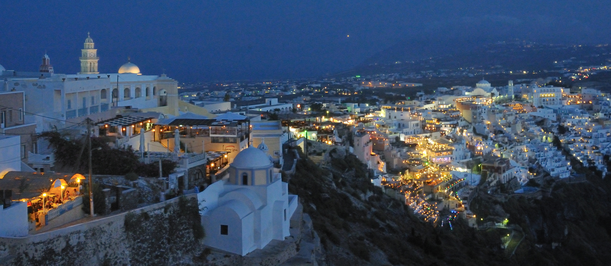Nikon D300 + AF Nikkor 24mm f/2.8 sample photo. Santorini photography