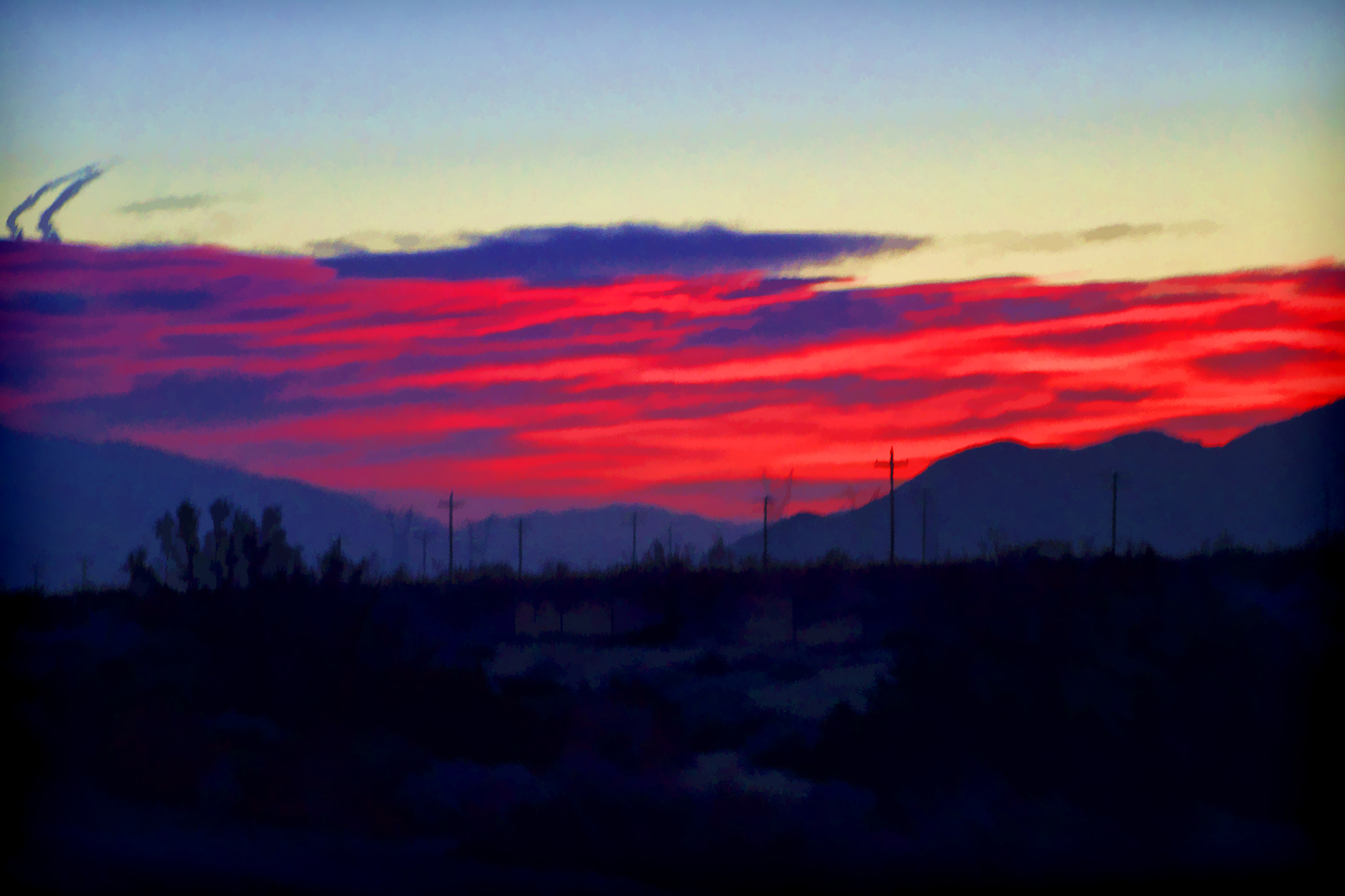 Canon EF 24-70mm F2.8L USM sample photo. Painted desert photography