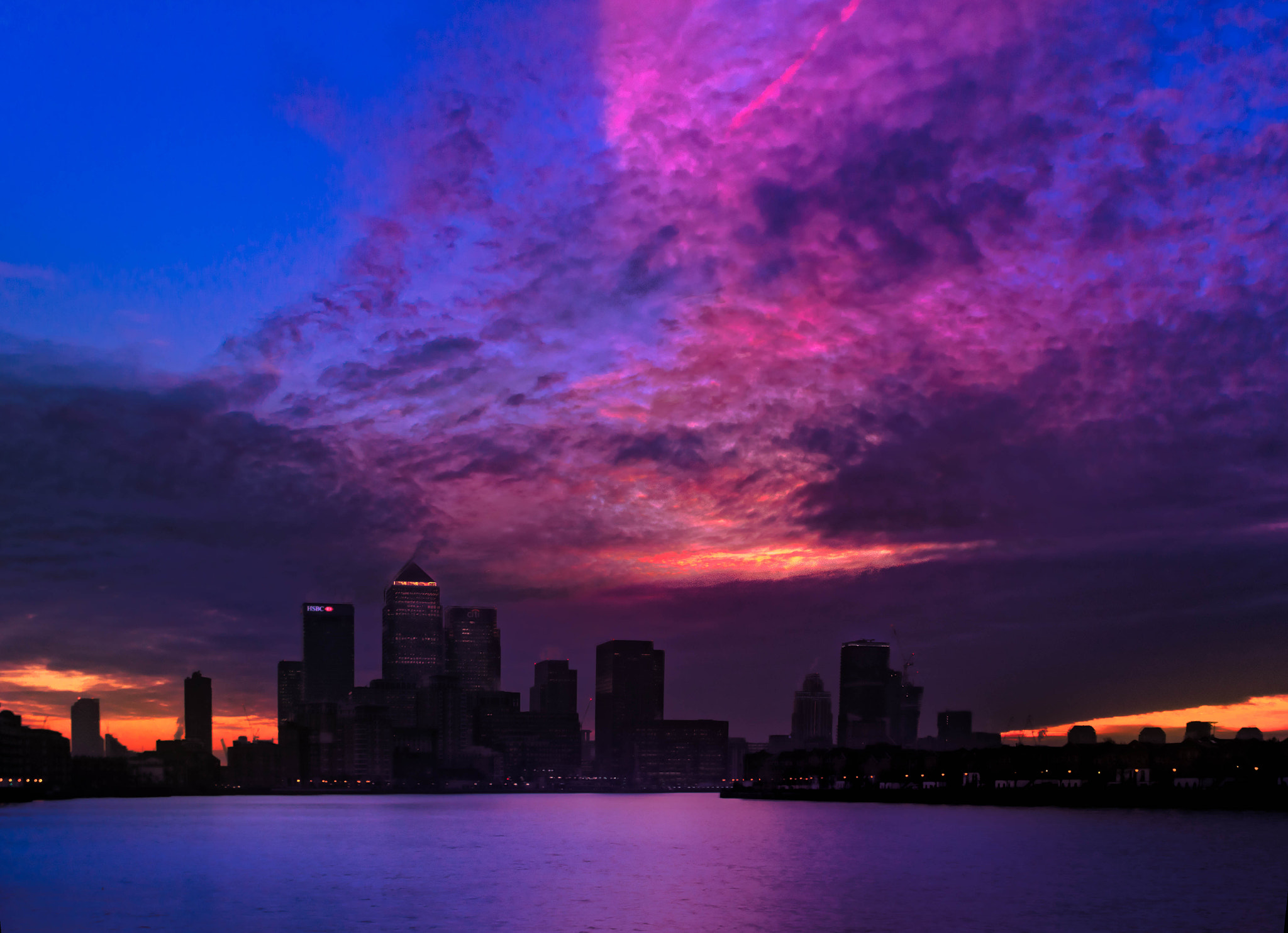 Pentax K-3 II sample photo. Sunrise at canary wharf photography