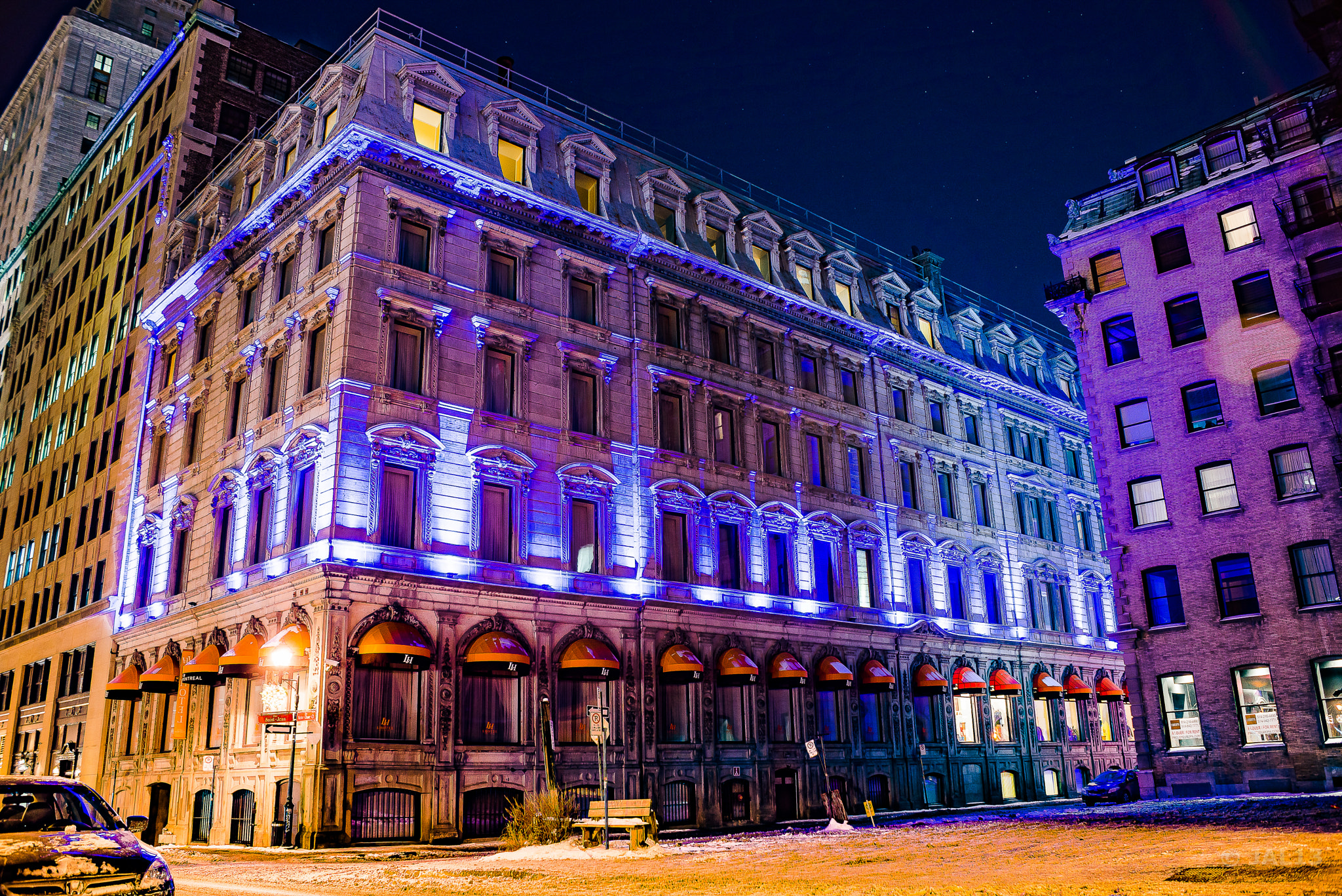 Nikon D610 + AF Zoom-Nikkor 28-85mm f/3.5-4.5 sample photo. L'hotel - mtl back photography