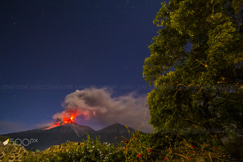 Canon EF-S 10-22mm F3.5-4.5 USM sample photo. Volcán de fuego photography