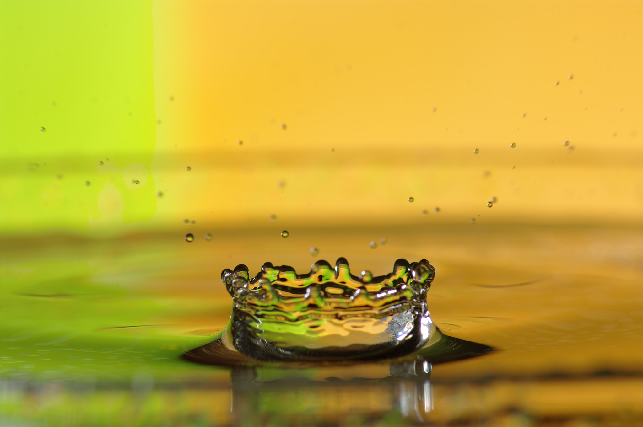 Samsung GX-20 sample photo. Water crown photography