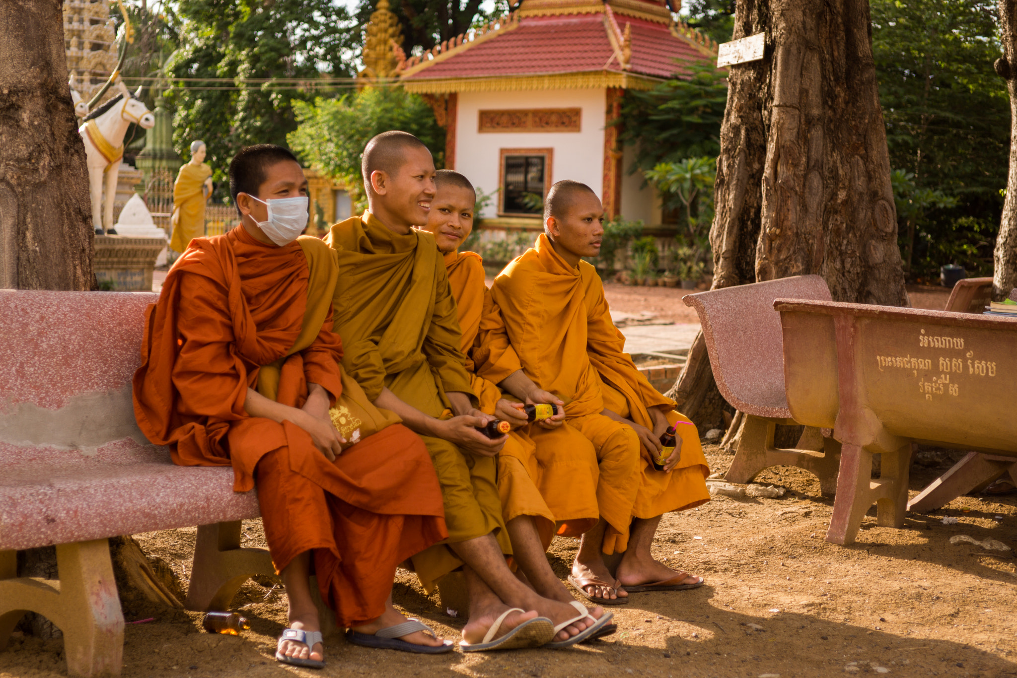 E 32mm F1.8 sample photo. At the monastery photography