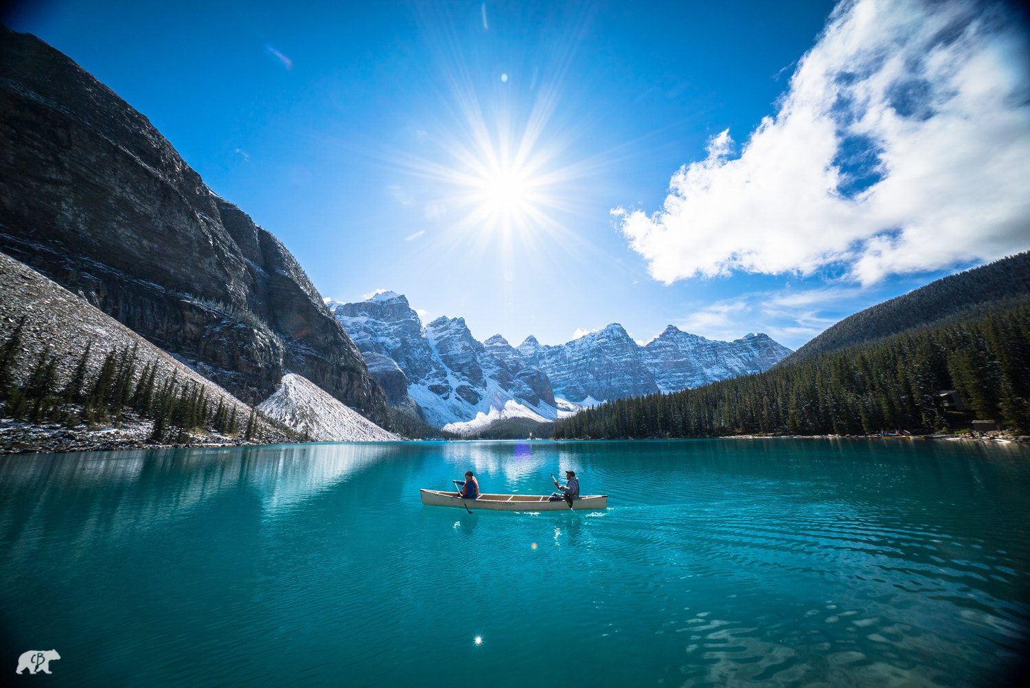 Sony E 10-18mm F4 OSS sample photo. Moraine lake photography