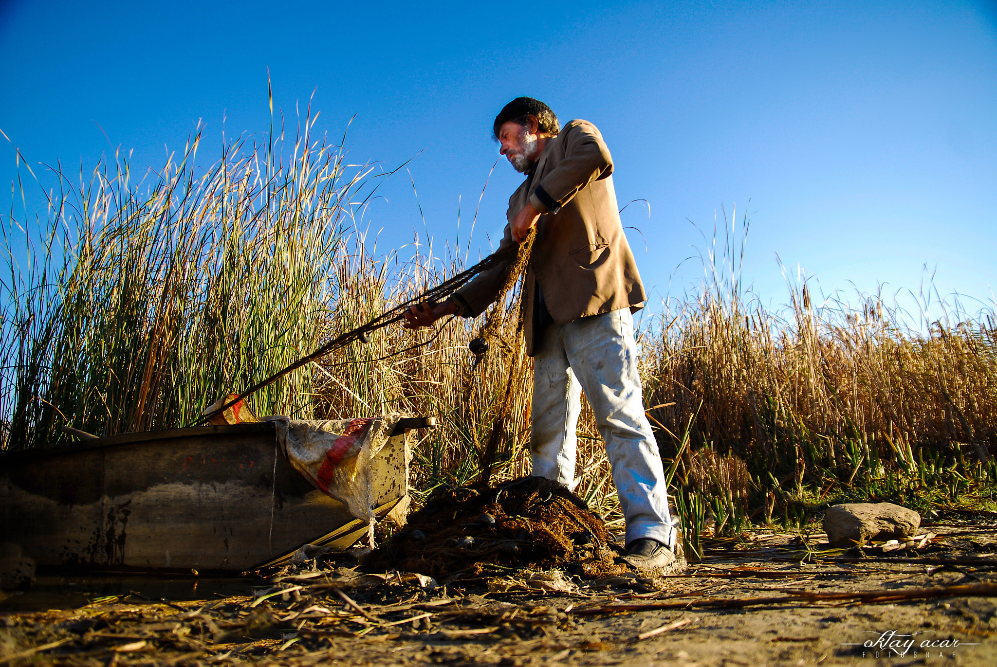 Nikon D200 sample photo. Fisherman... photography