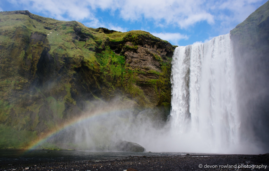 Nikon D750 + Sigma 24mm F1.8 EX DG Aspherical Macro sample photo. Iceland waterfall photography