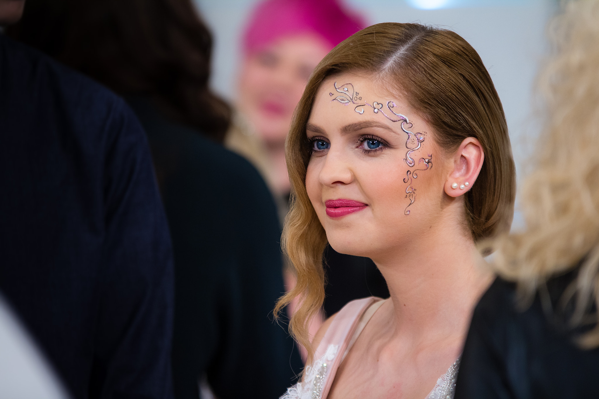 Sigma 70-200mm F2.8 EX DG OS HSM sample photo. Wedding face painting photography