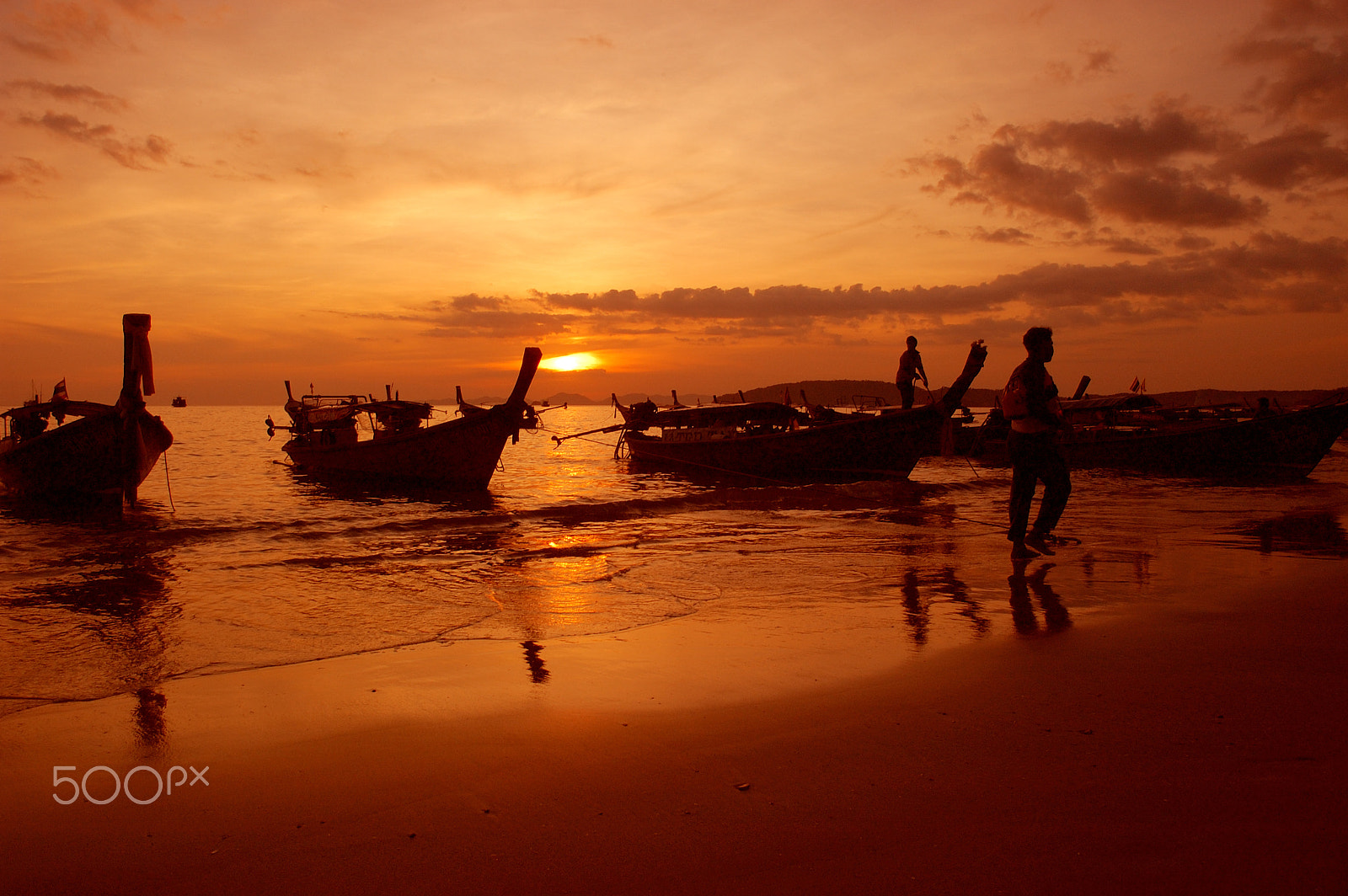 Nikon D100 sample photo. Krabi sunset photography