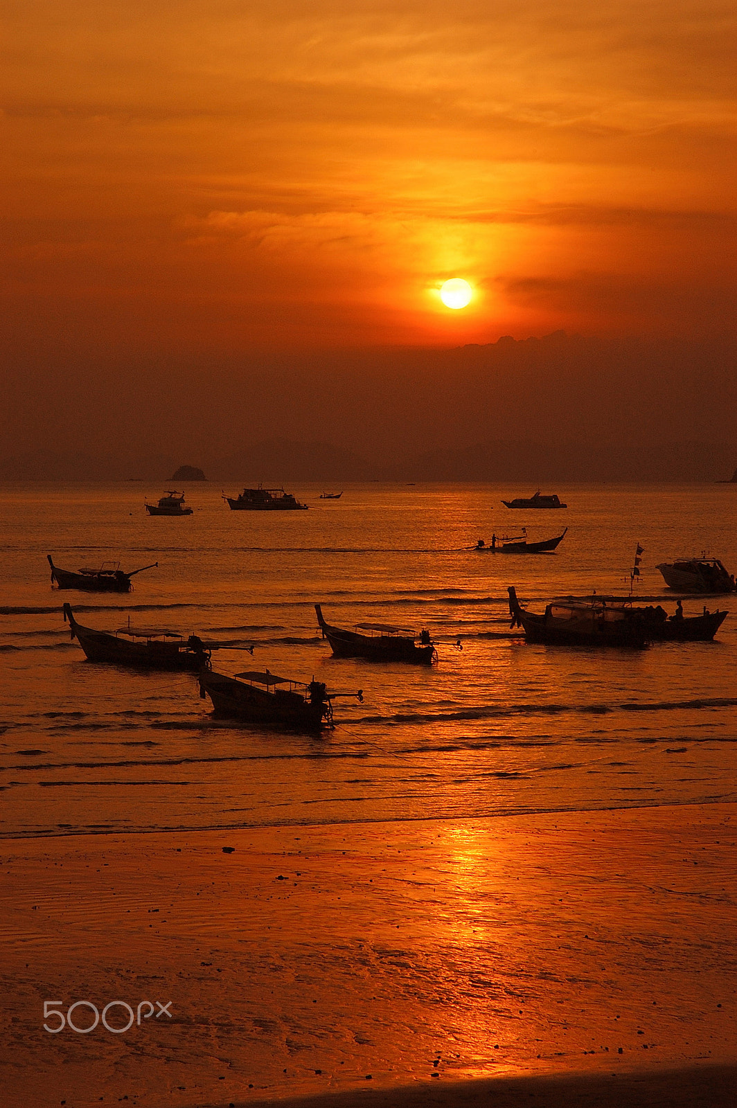 Nikon D100 sample photo. Krabi sunset photography