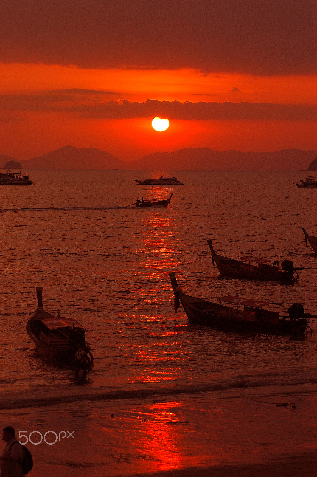 Nikon D100 sample photo. Krabi sunset photography