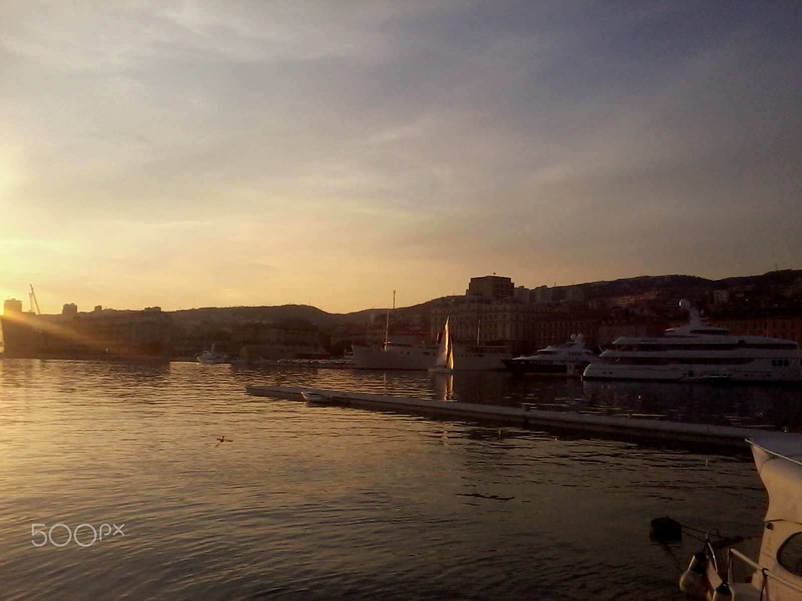 Samsung Galaxy Pocket sample photo. Rijeka sunset photography