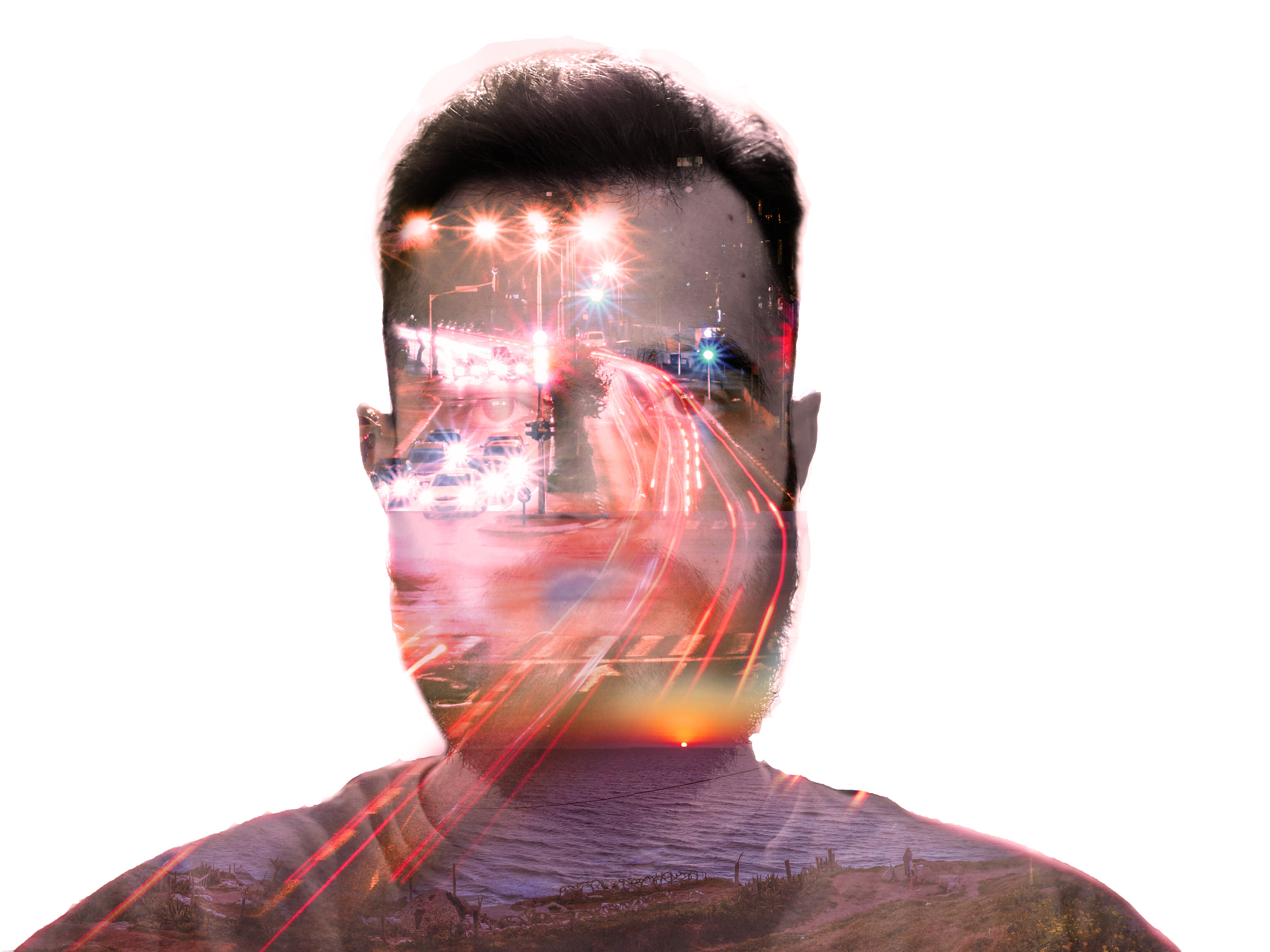 Panasonic Lumix DMC-GH4 + Olympus M.Zuiko Digital 25mm F1.8 sample photo. Double exposure photography
