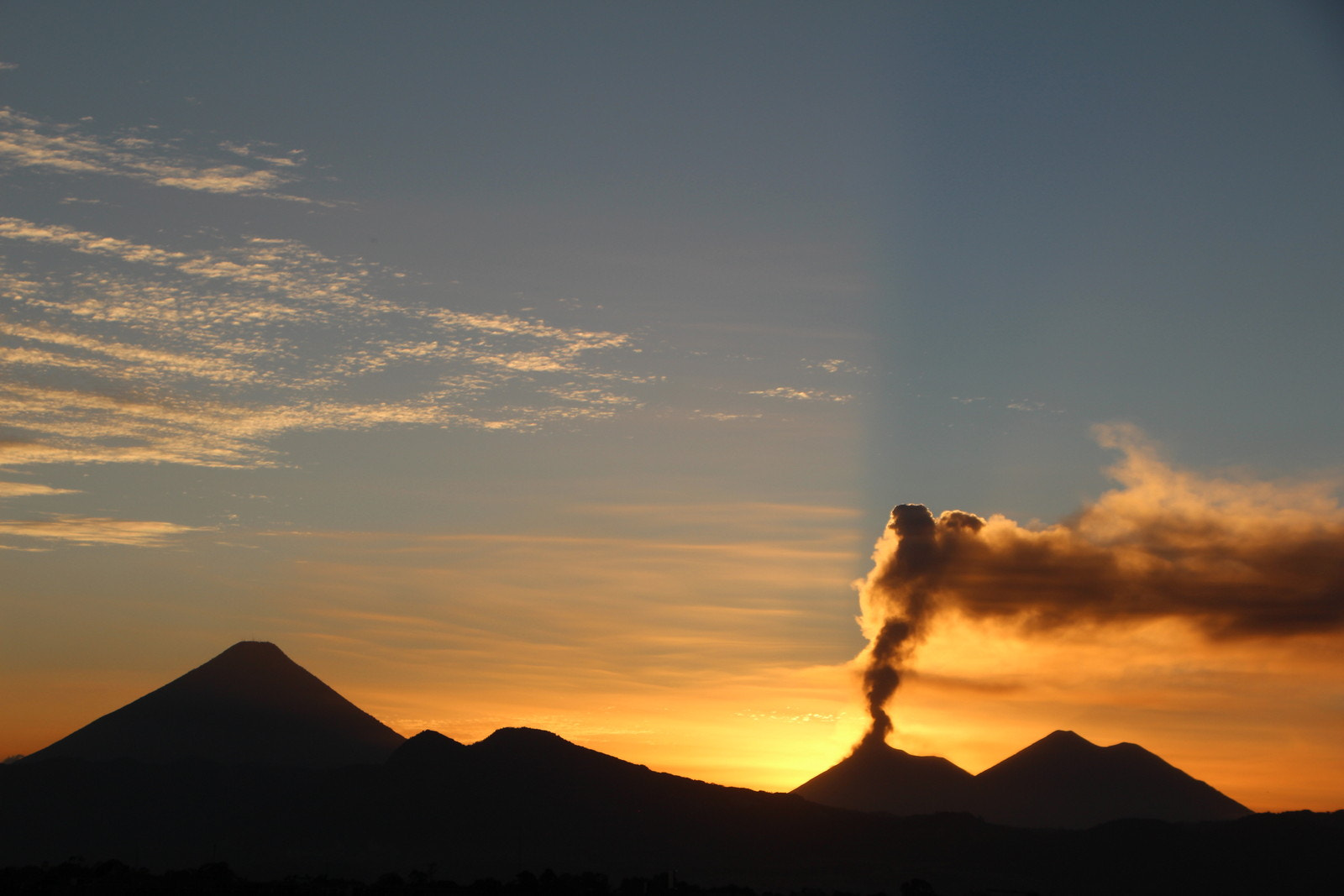 Canon EOS 100D (EOS Rebel SL1 / EOS Kiss X7) sample photo. Volcan de fuego, guatemala photography