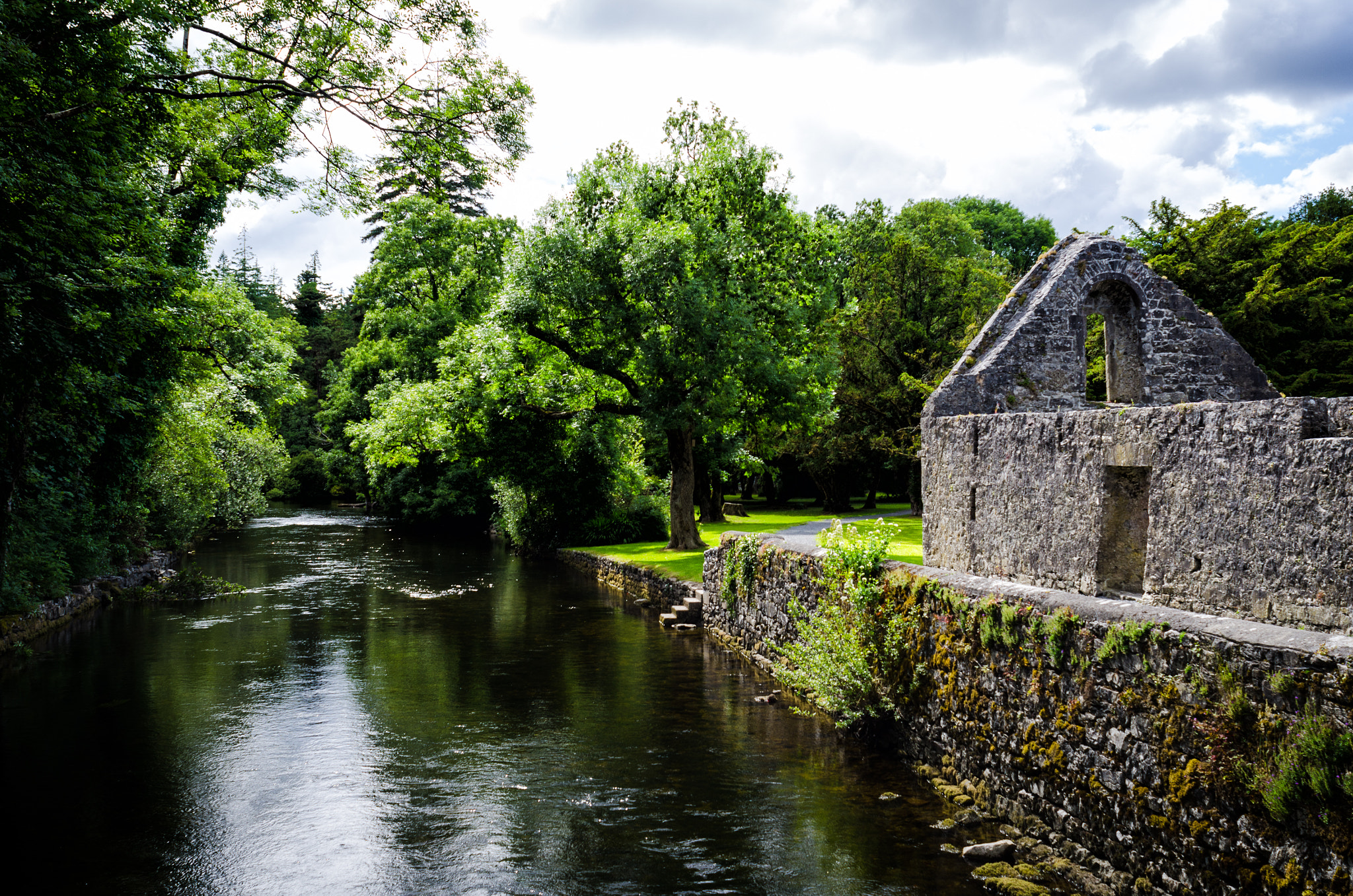 Nikon D7000 + Nikon AF Nikkor 24mm F2.8D sample photo. Cong abbey, co. galway, ireland photography