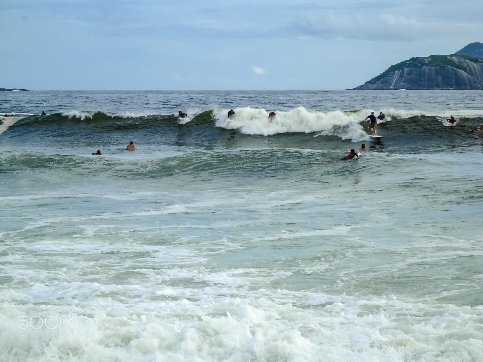 Nikon COOLPIX P3 sample photo. Brazilian famous ipanema beach in beautiful  tropical rio de janeiro  photography