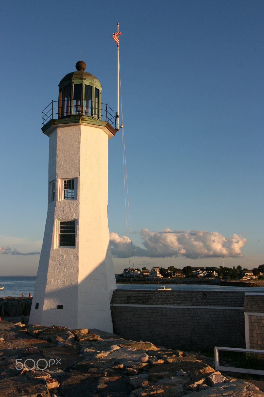 Canon EOS 400D (EOS Digital Rebel XTi / EOS Kiss Digital X) sample photo. Scituate lighthouse photography