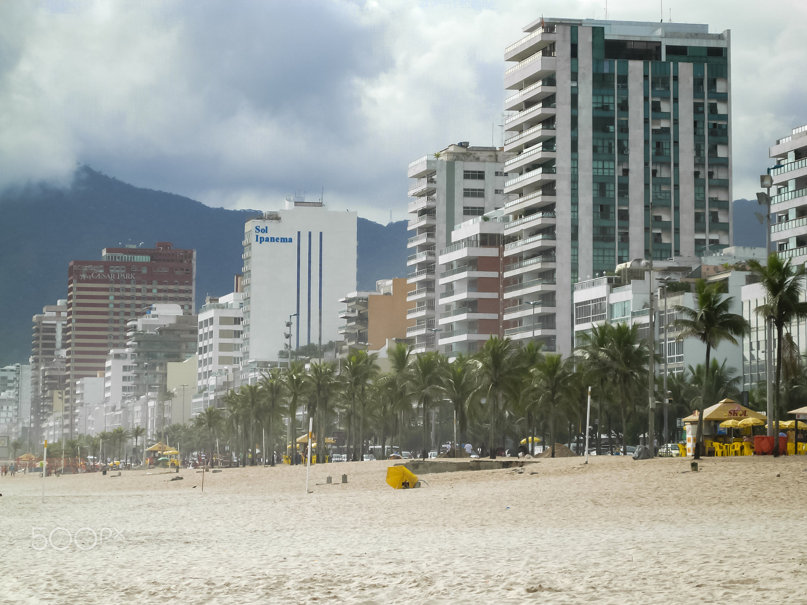 Nikon COOLPIX P3 sample photo. Brazilian famous ipanema beach in beautiful  tropical rio de janeiro  photography