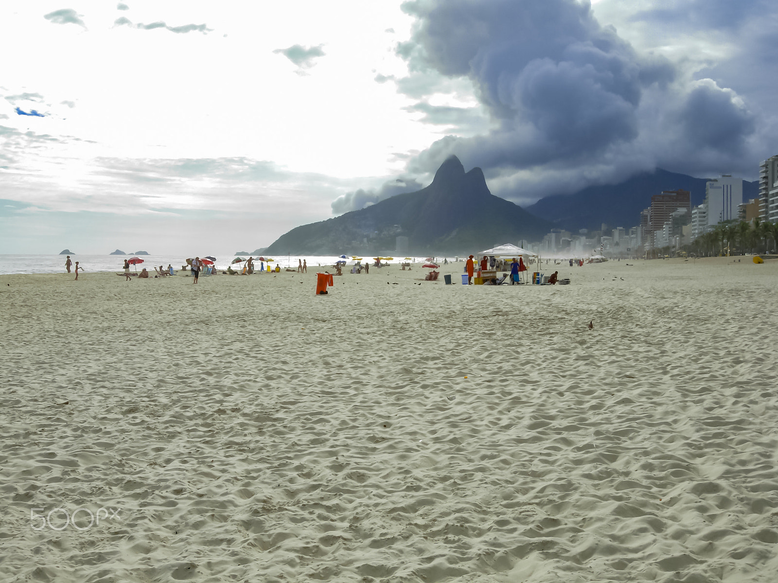 Nikon COOLPIX P3 sample photo. Brazilian famous ipanema beach in beautiful  tropical rio de janeiro  photography