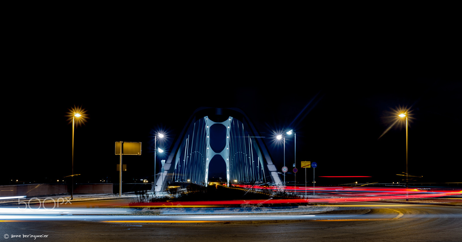 Nikon D600 + Nikon AF-S Nikkor 24mm F1.4G ED sample photo. Osthafenbrücke / #frankfurt photography