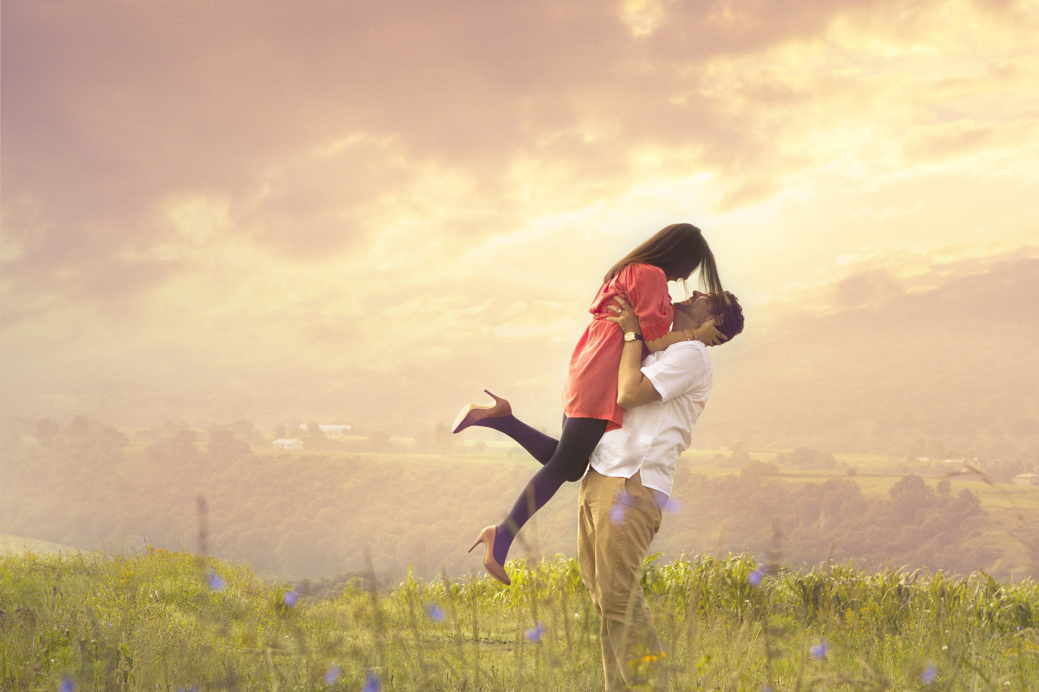 Canon EF 24-70mm F2.8L USM sample photo. Love in violet photography