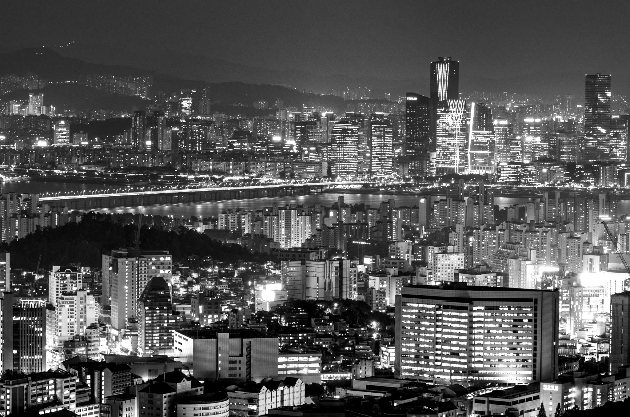 Pentax K-5 sample photo. A night view of seoul - 1 photography