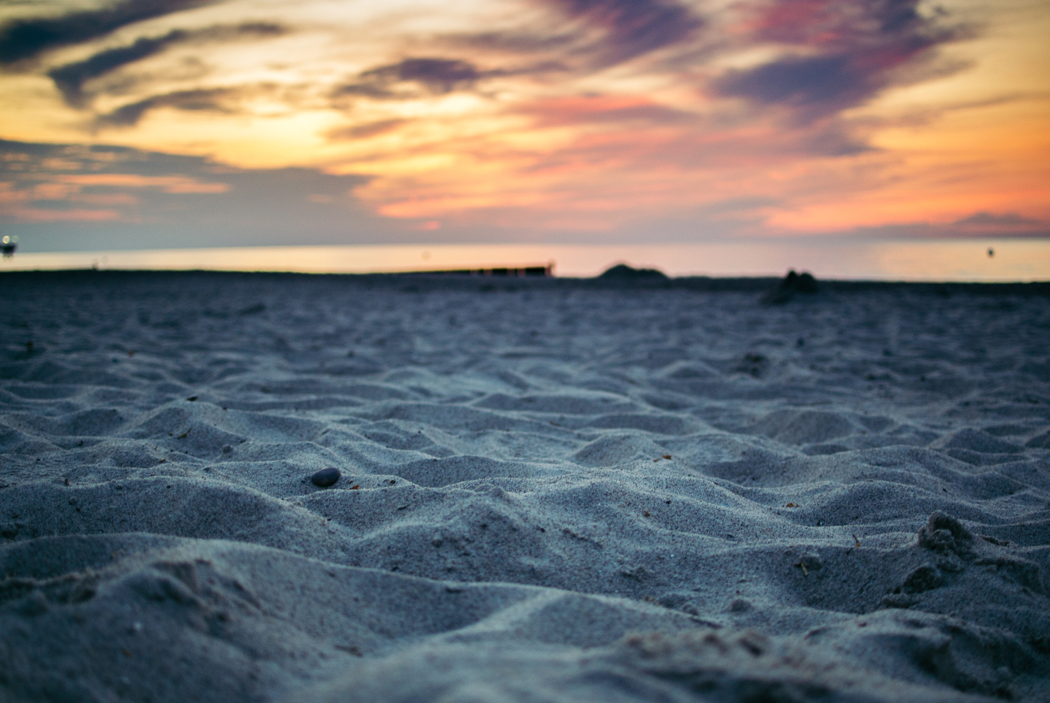 Nikon 1 V1 + Nikon 1 Nikkor 18.5mm F1.8 sample photo. Sunset at heiligendamm photography
