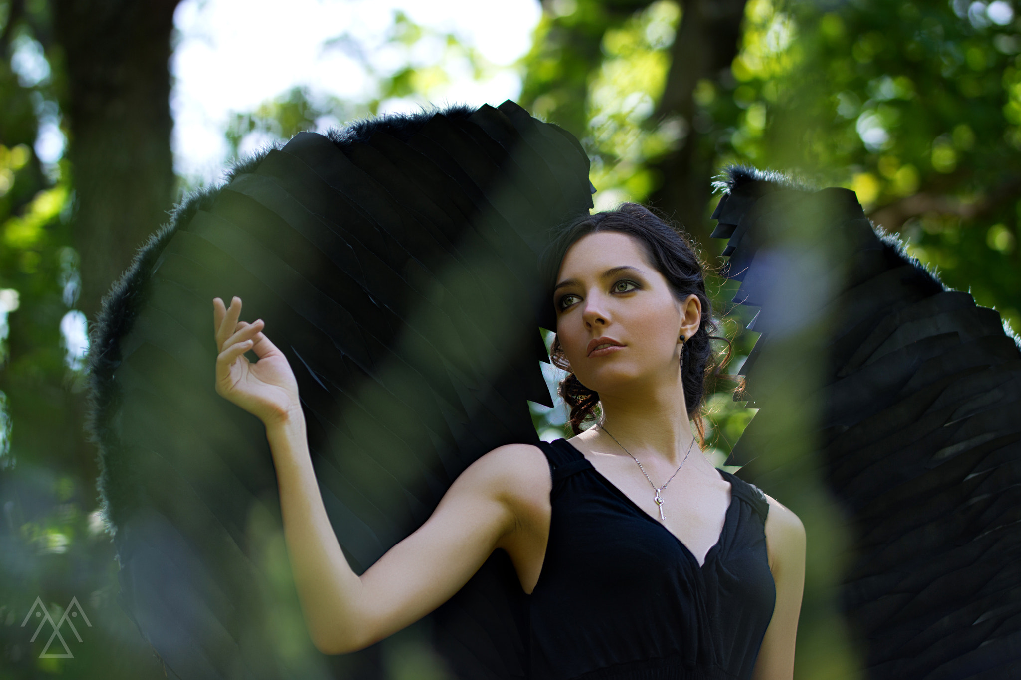 Samsung NX 85mm F1.4 ED SSA sample photo. Black angel photography