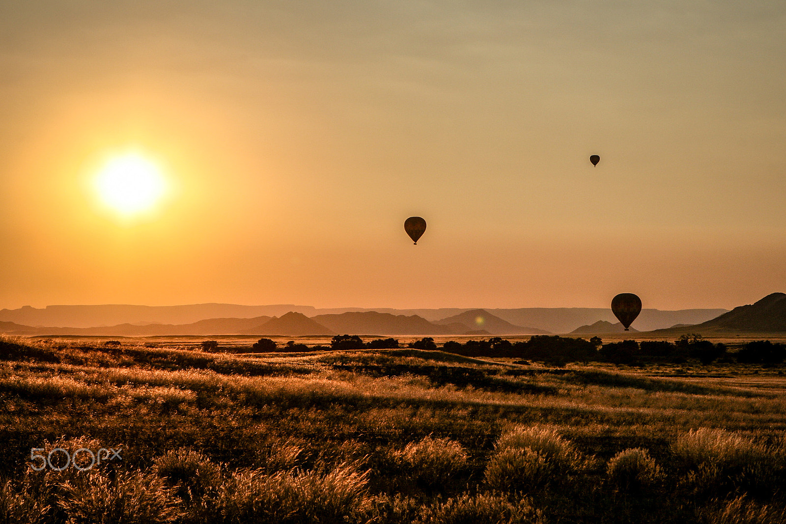 Canon EOS 30D + Canon EF 24-70mm F2.8L USM sample photo. Sunrise in namibia. photography