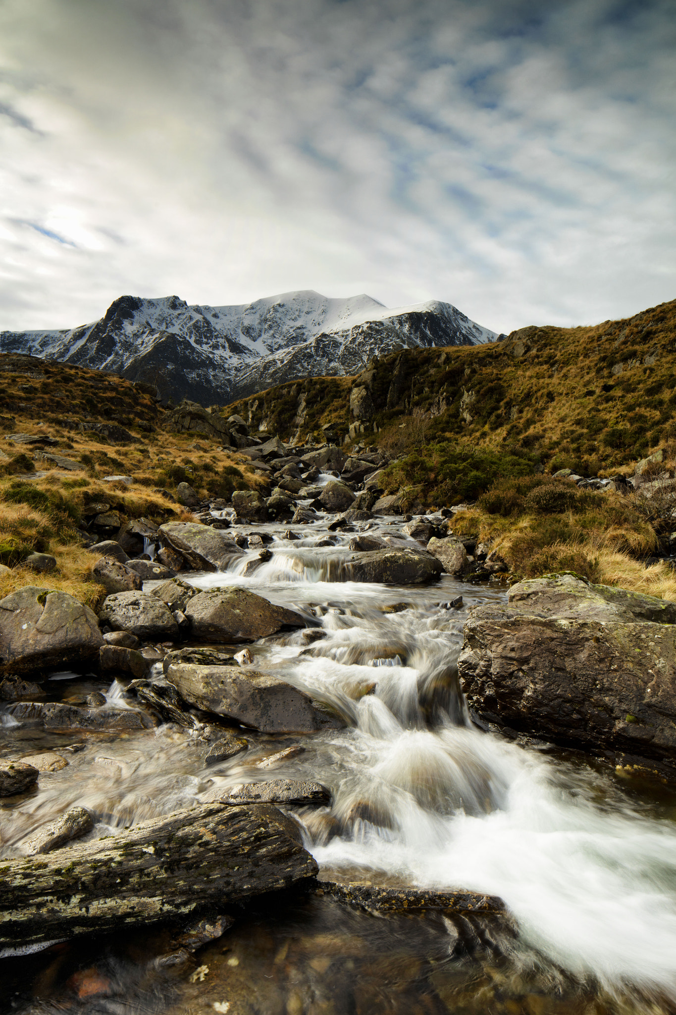 Canon TS-E 24.0mm f/3.5 L II sample photo. Snowdonia waterfall photography