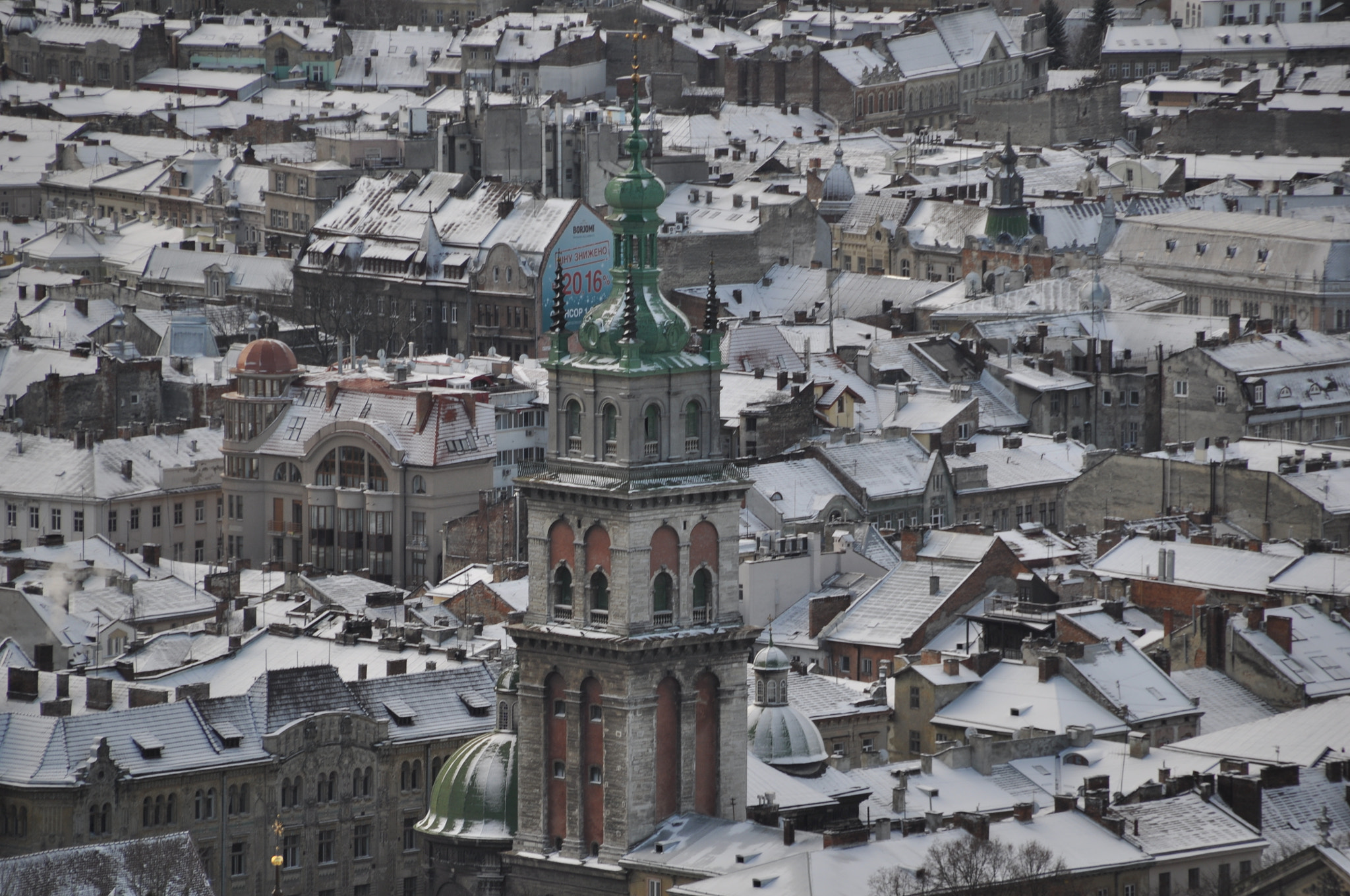 Nikon D5000 + Sigma 18-200mm F3.5-6.3 DC sample photo. Cityscape of lviv photography