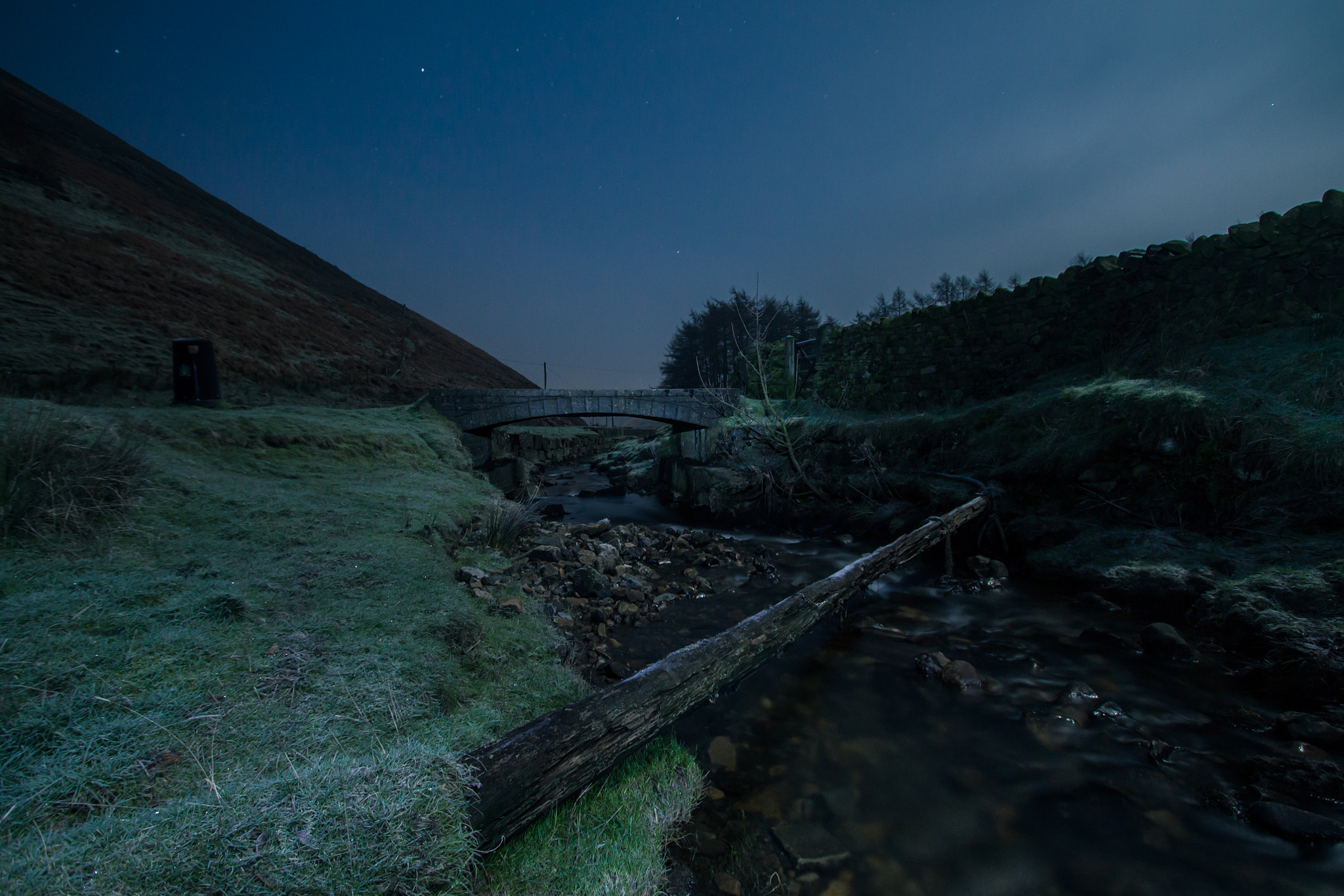 Canon EF-S 10-22mm F3.5-4.5 USM sample photo. Moonlit countryside photography