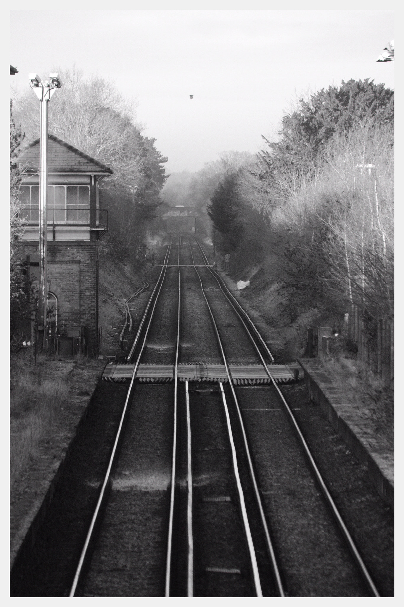Pentax K-x sample photo. Railways photography