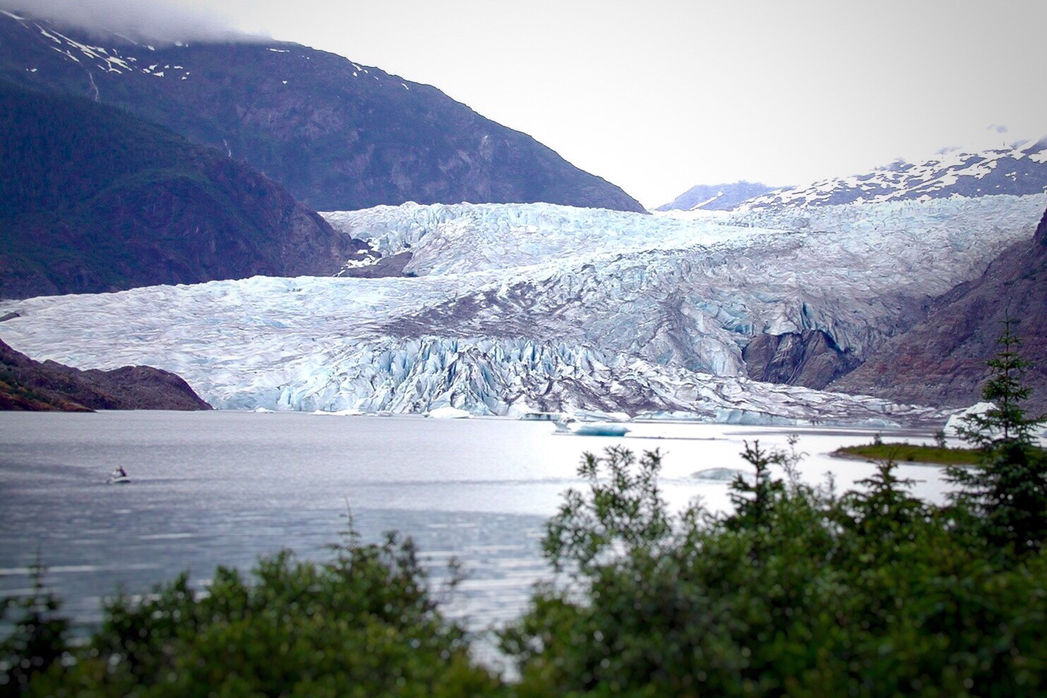 Olympus C3000Z sample photo. Mendenhall glacier photography